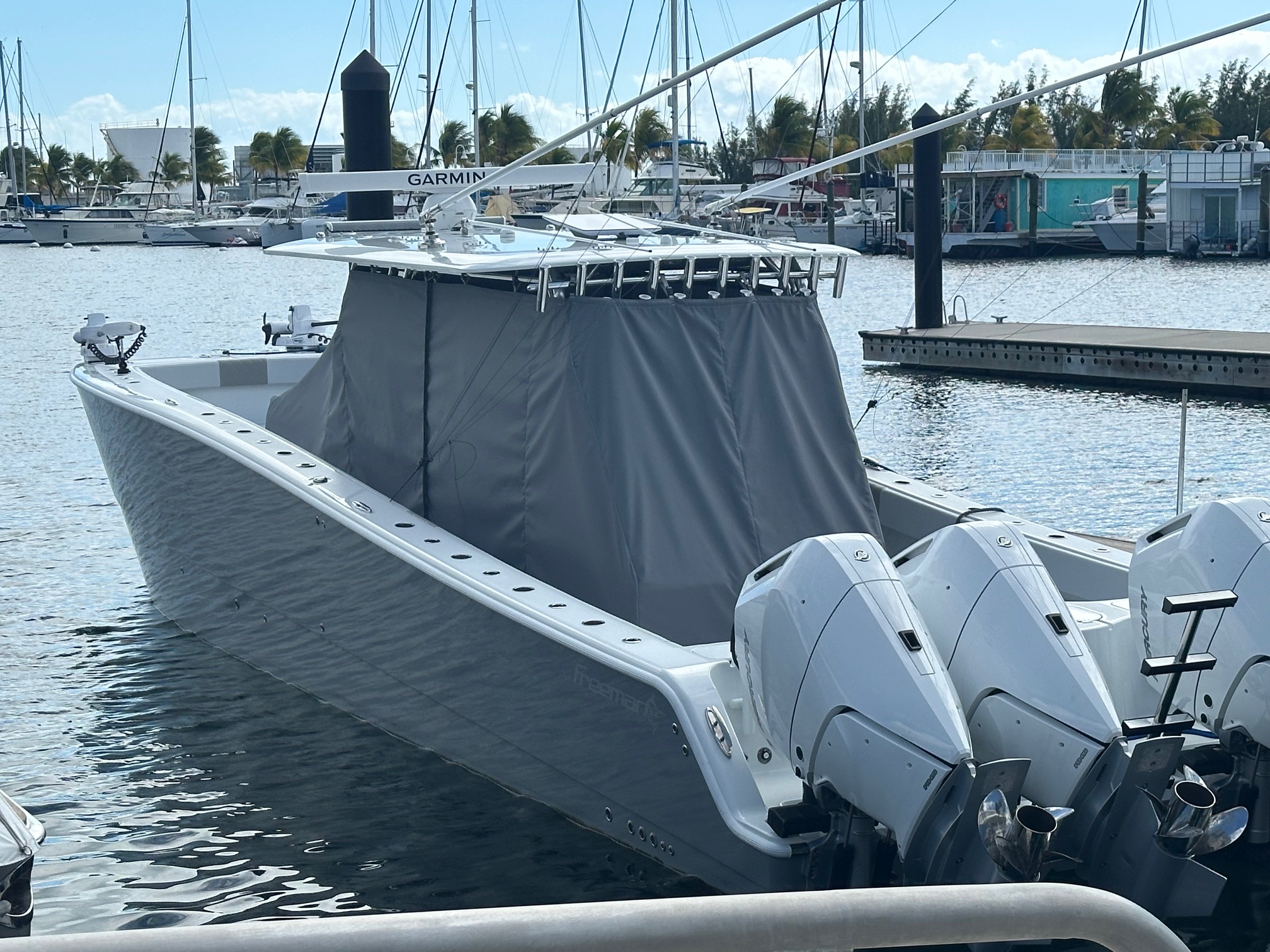 Custom Canvas Cover — Center Console